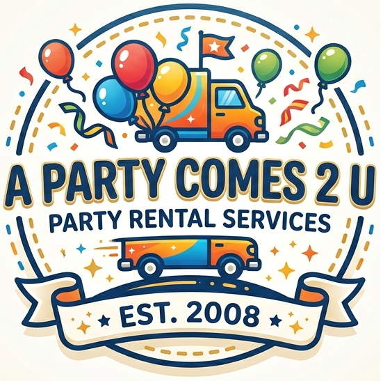 A Party Comes 2 U Logo
